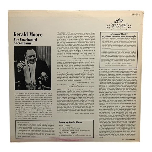 LP Gerald Moore - The Unashamed Accompanist Vinyl Record - Picture 2 of 2